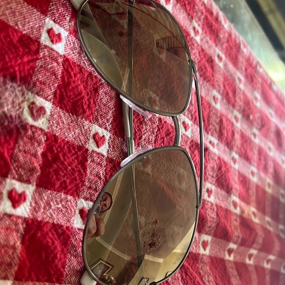 Prada Classic Authentic Silver Reflective Lenses Aviators Box Case main image 5